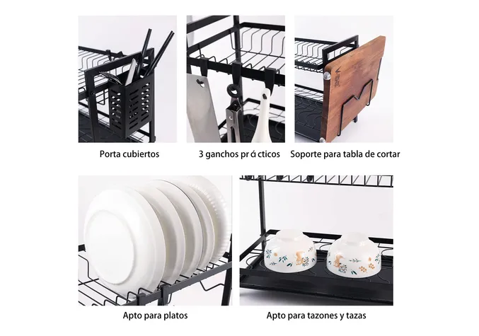 Foto 3 | Escurridor Xtellar Negro