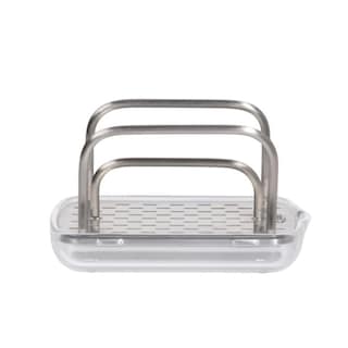 Foto 1 | Soporte De Esponja Oxo Good Grips De Acero Inoxidable Negro - Venta Internacional.