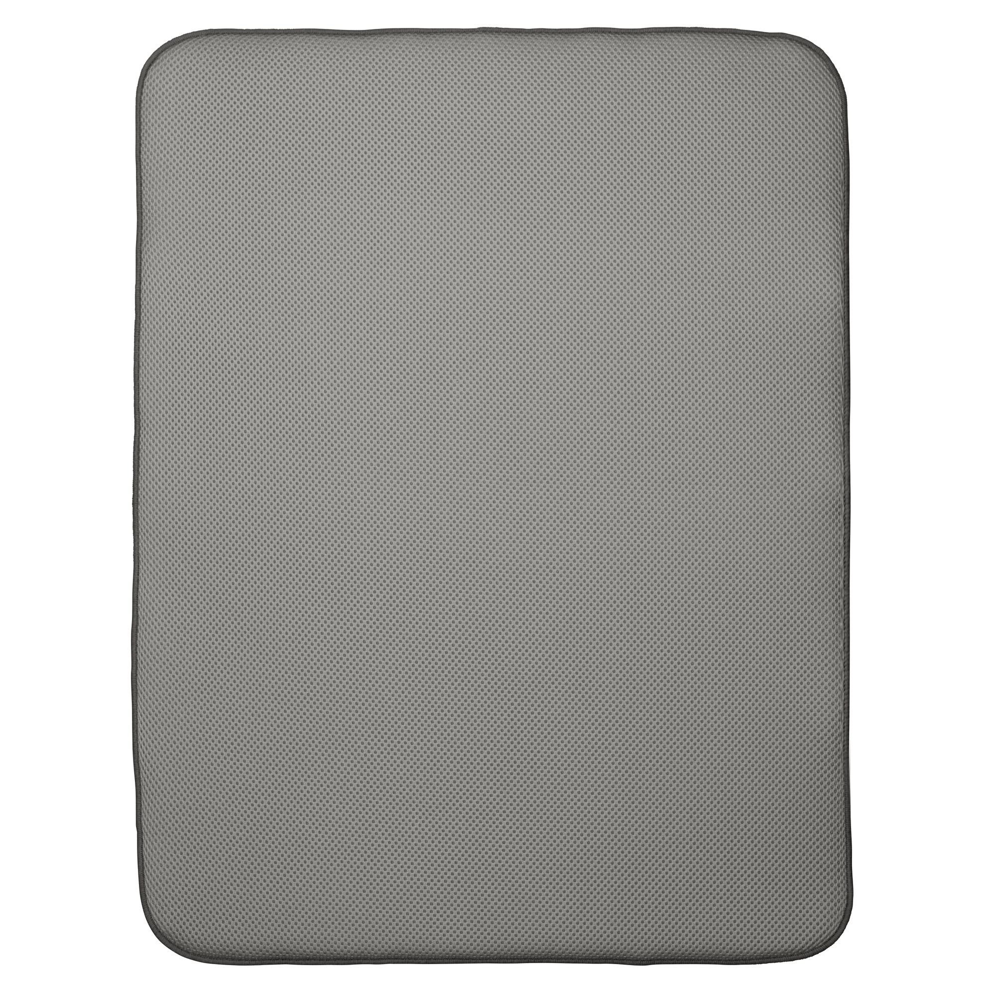 Mat Idesign Solid (tamaño Grande, 60 X 45 Cm), Color Negro - Venta Internacional.