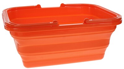 Foto 1 | Fregadero Plegable Just Flexware Con Lavabo De 8,5 L, Color Naranja - Venta Internacional.