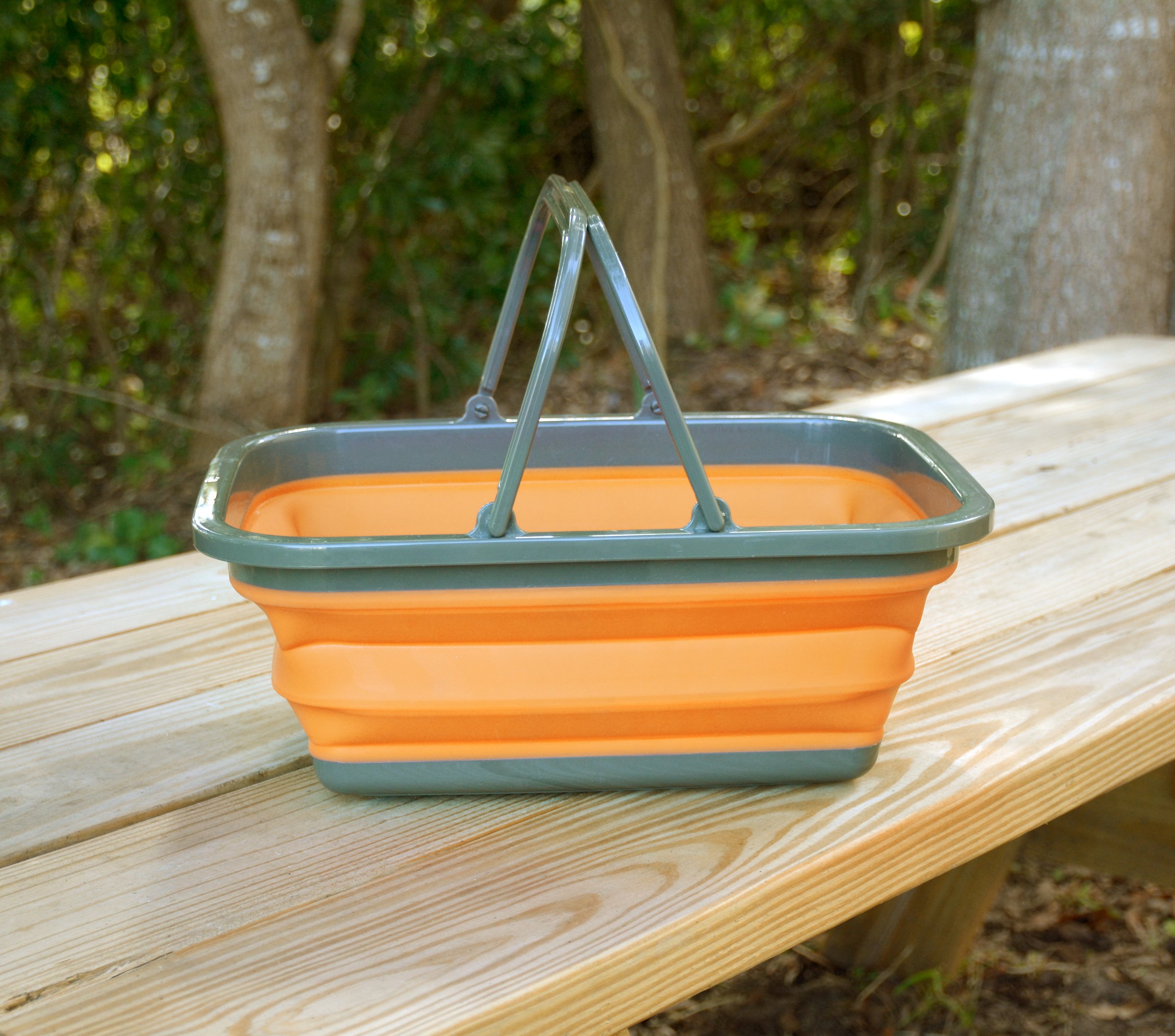 Foto 5 pulgar | Fregadero Plegable Just Flexware Con Lavabo De 8,5 L, Color Naranja - Venta Internacional.