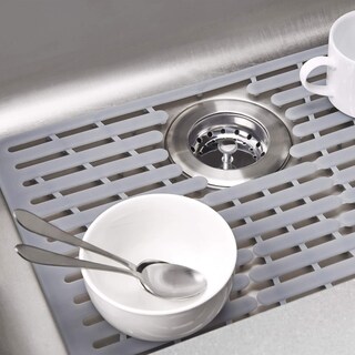 Foto 7 | Alfombrilla De Lavabo Oxo Good Grips De Silicona, Tamaño Pequeño, Color Plateado - Venta Internacional.
