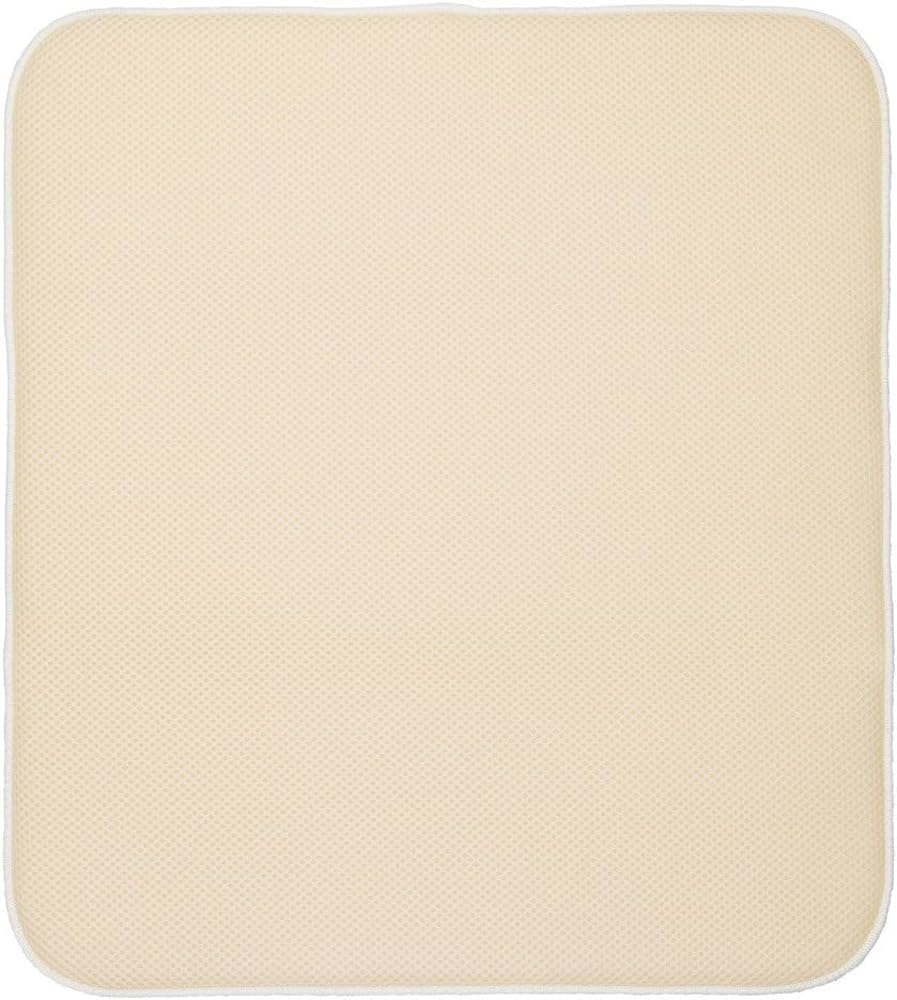 Alfombra De Cocina Interdesign Idry  Tamaño Grande  Color Trigo/marfil  45 X 40 Cm - Venta Internacional.