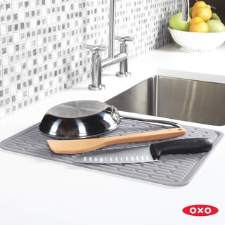 Foto 2 | Alfombrilla De Secado Oxo Good Grips De Silicona Tamaño Grande Gris - Venta Internacional.