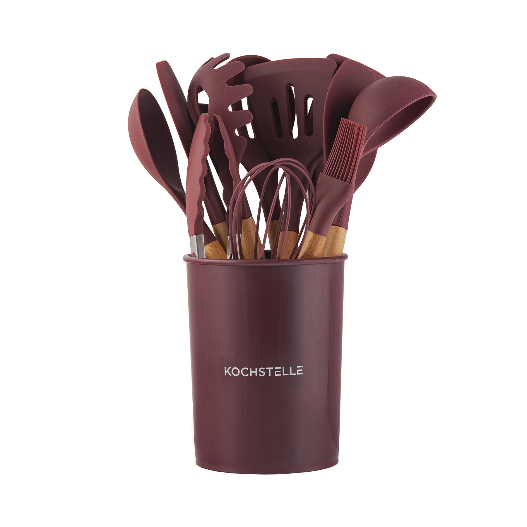 Utensilios de Cocina Kochstelle Ut002100v color Vino 12 Piezas