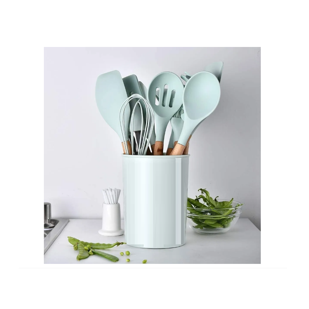 Foto 3 pulgar | Kit de 12pz Malubero Utensilios De Silicona Para Cocina  Verde