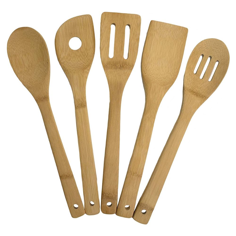 Foto 2 pulgar | Set 5 Utensilios de Cocina Totally Bamboo 202069 color Beige