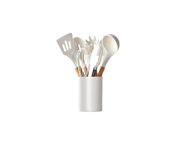 Foto 4 pulgar | Utensilios de Cocina Frutivegie Silicón Ll12 color Blanco