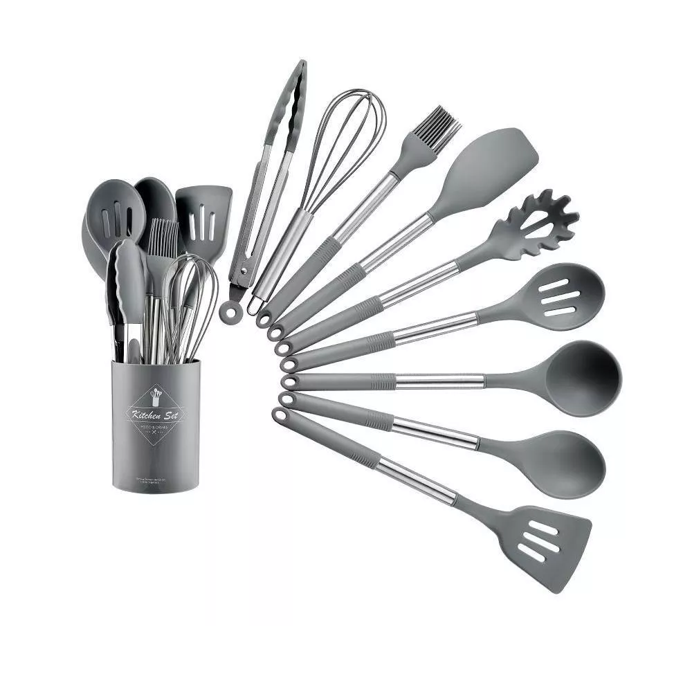 Juego de Utensilios de Cocina Belug color Gris 11 Piezas