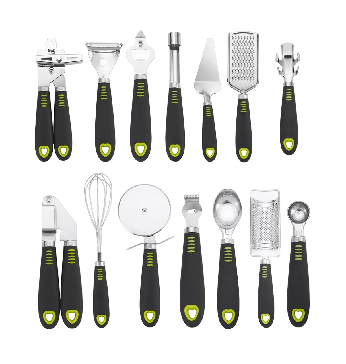 Utensilios de Cocina de Acero Inoxidable Belug 14 Piezas