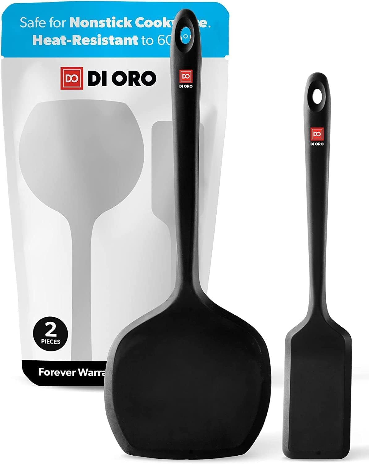 Foto 2 pulgar | Venta Internacional- Juego de Espátulas Di Oro para Cocina Negras