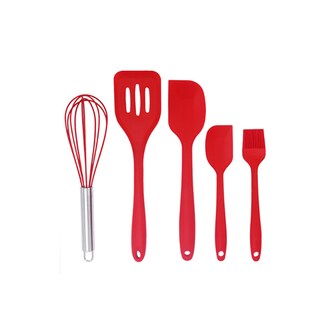 Foto 1 | Venta Internacional- Juego de Herramientas para Hornear Httn Silicone Utensilios de Cocina Rojos