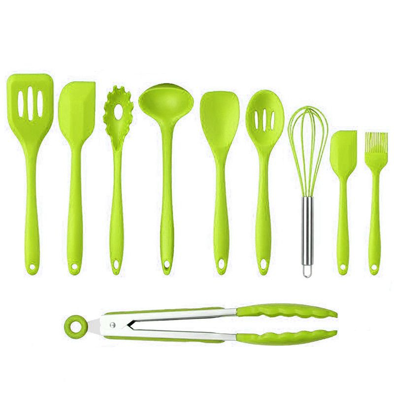 Foto 4 pulgar | Venta Internacional- Juego de Utensilios de Cocina Httn de Silicona Verde