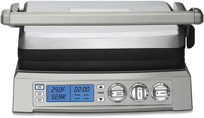 Foto 2 | Cuisinart Gr-300wsp1 Elite Griddler, Acero Inoxidable Y Cpt-435p1 Toster Motorizado De 4-slice Countdown, Acero Inoxid