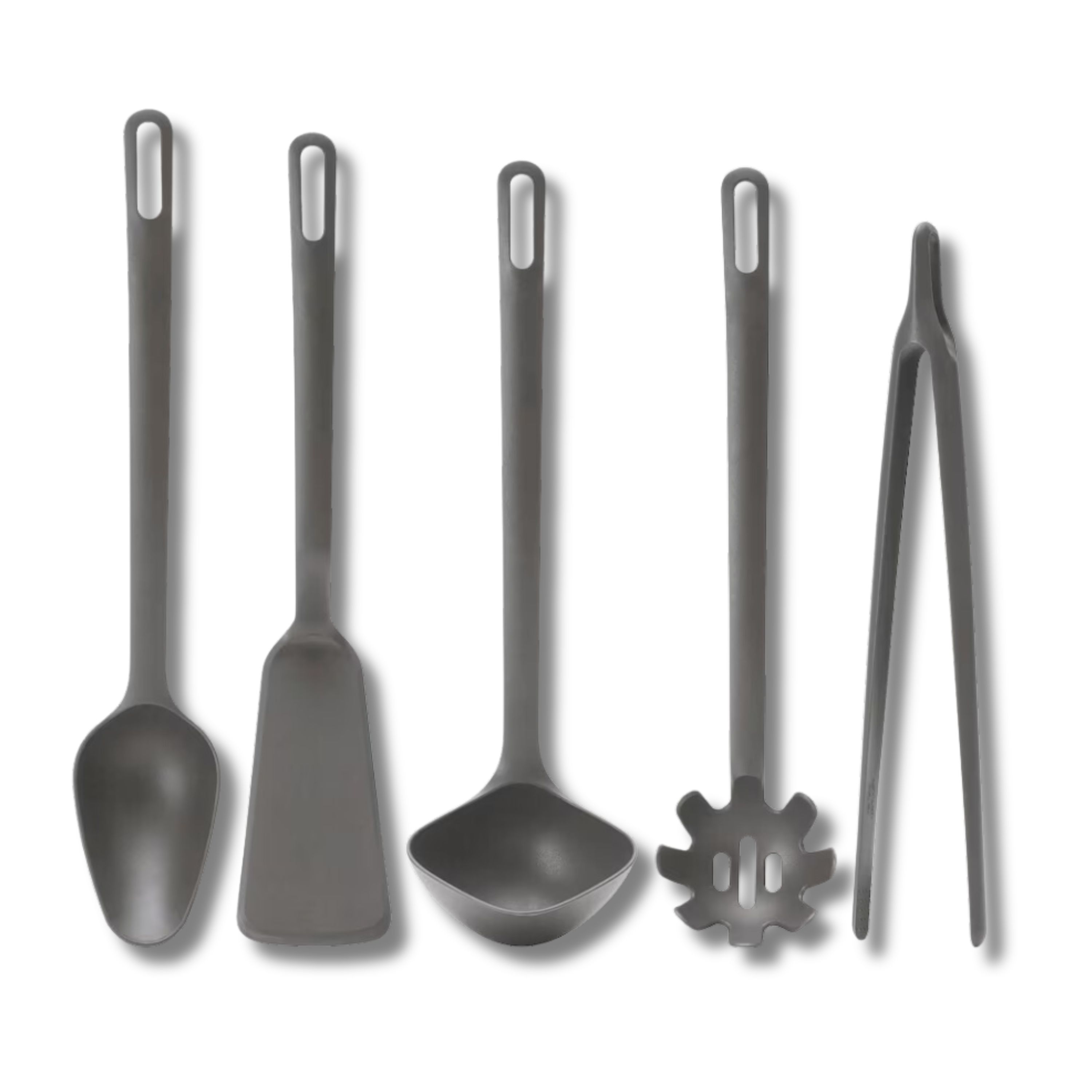 Utensilios de Cocina Luxvi Premium 5 Piezas Gris