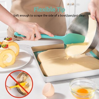 Foto 4 | Juego De Espátulas De Silicona U-taste 600 °c, Resistentes Al Calor, Verde Azulado Y Aguamarina - Venta Internacional.