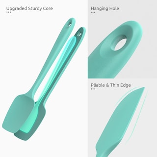 Foto 6 | Juego De Espátulas De Silicona U-taste 600 °c, Resistentes Al Calor, Verde Azulado Y Aguamarina - Venta Internacional.
