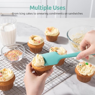 Foto 7 | Juego De Espátulas De Silicona U-taste 600 °c, Resistentes Al Calor, Verde Azulado Y Aguamarina - Venta Internacional.