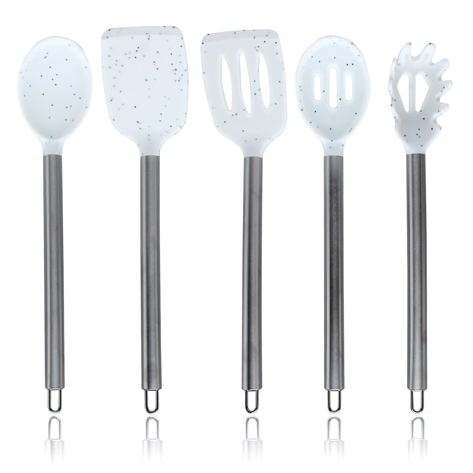 Utensilios De Cocina Cook With Color Silicone Set De Cocina De 5 Piezas - Venta Internacional.