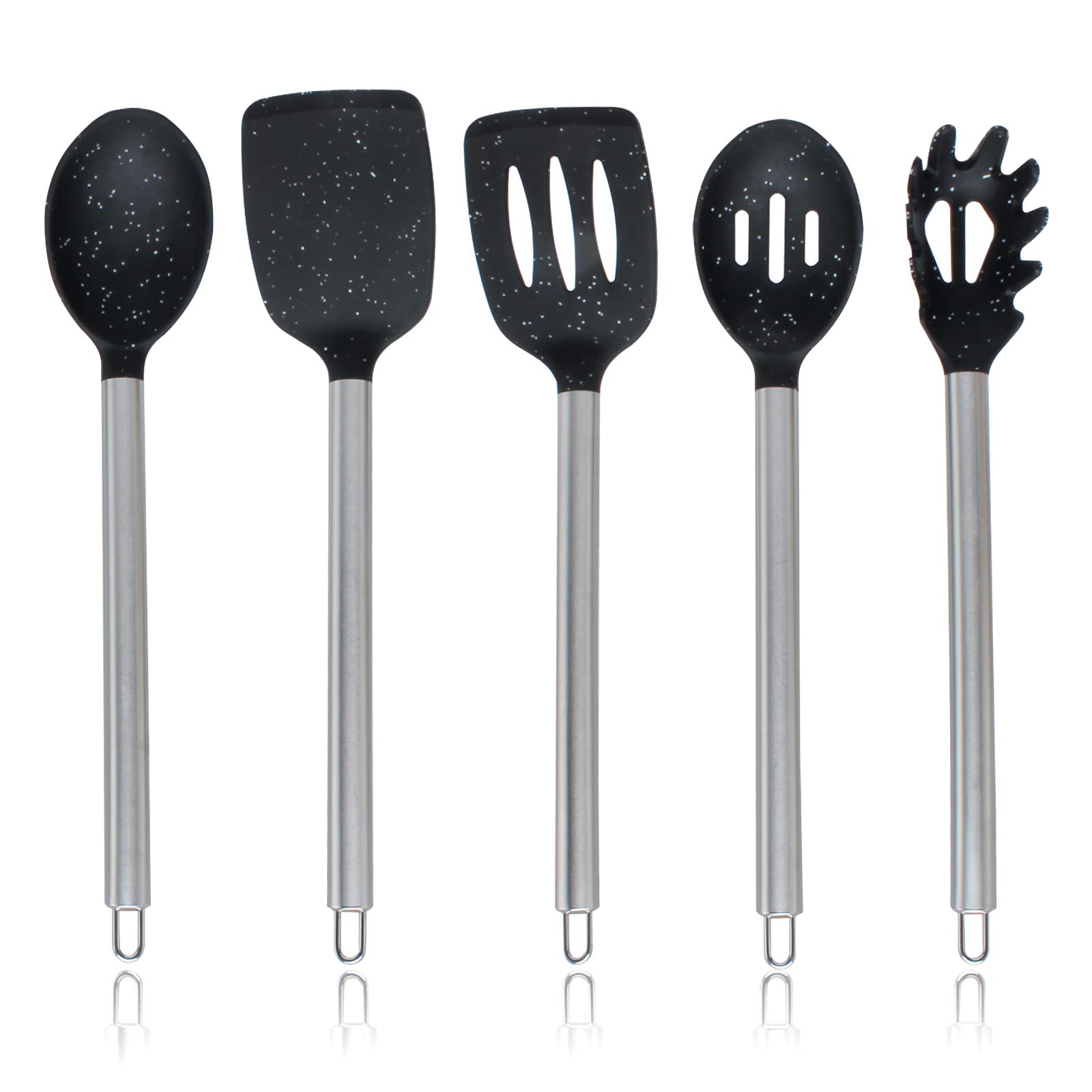 Utensilios De Cocina Cook With Color Silicone Set De Cocina De 5 Piezas - Venta Internacional.