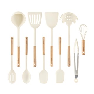Foto 1 | Juego de Utensilios de Cocina Carote de Silicona con Mango de Madera 10 Piezas - Venta Internacional