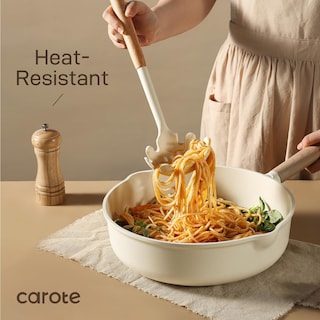 Foto 7 | Juego de Utensilios de Cocina Carote de Silicona con Mango de Madera 10 Piezas - Venta Internacional