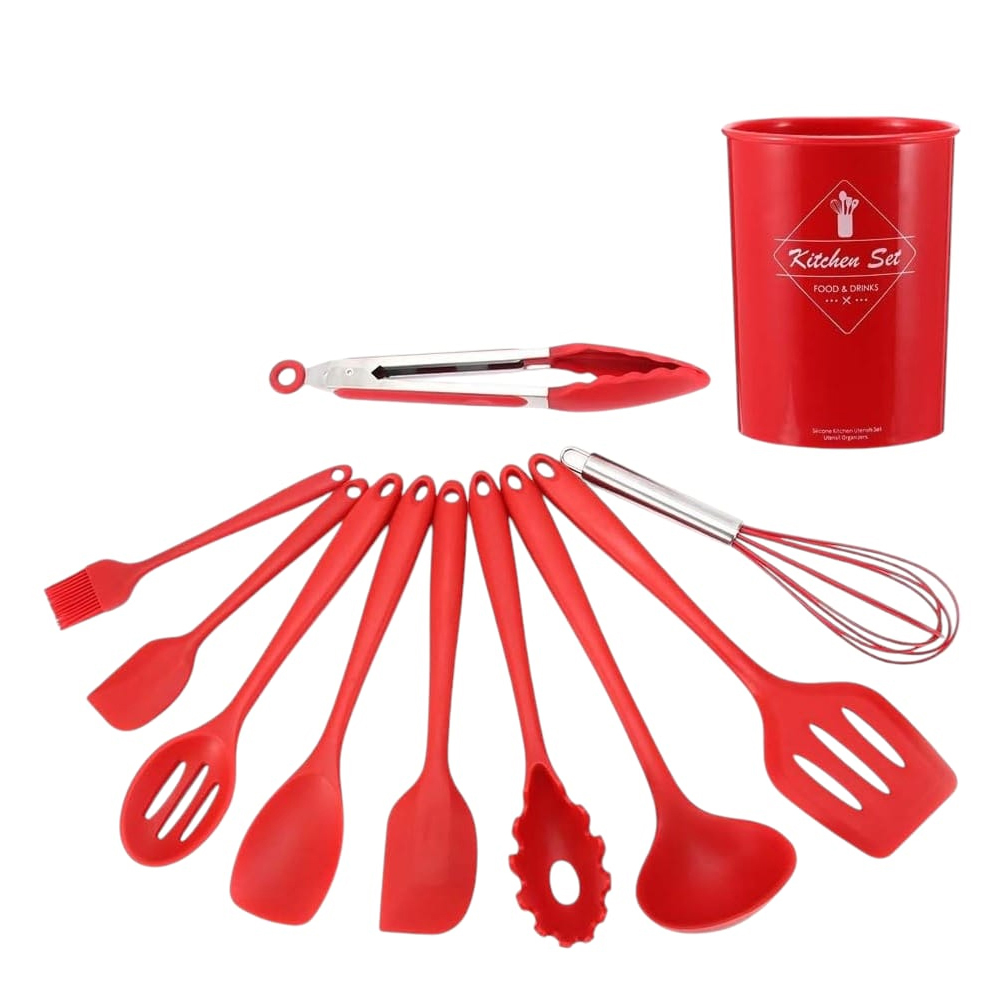 Juego De Utensilios De Cocina De Silicona 11 Piezas Chef