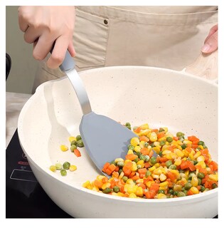 Foto 3 | 3 Espátulas de Cocina Resistentes al Calor para Utensilios Gris Claro