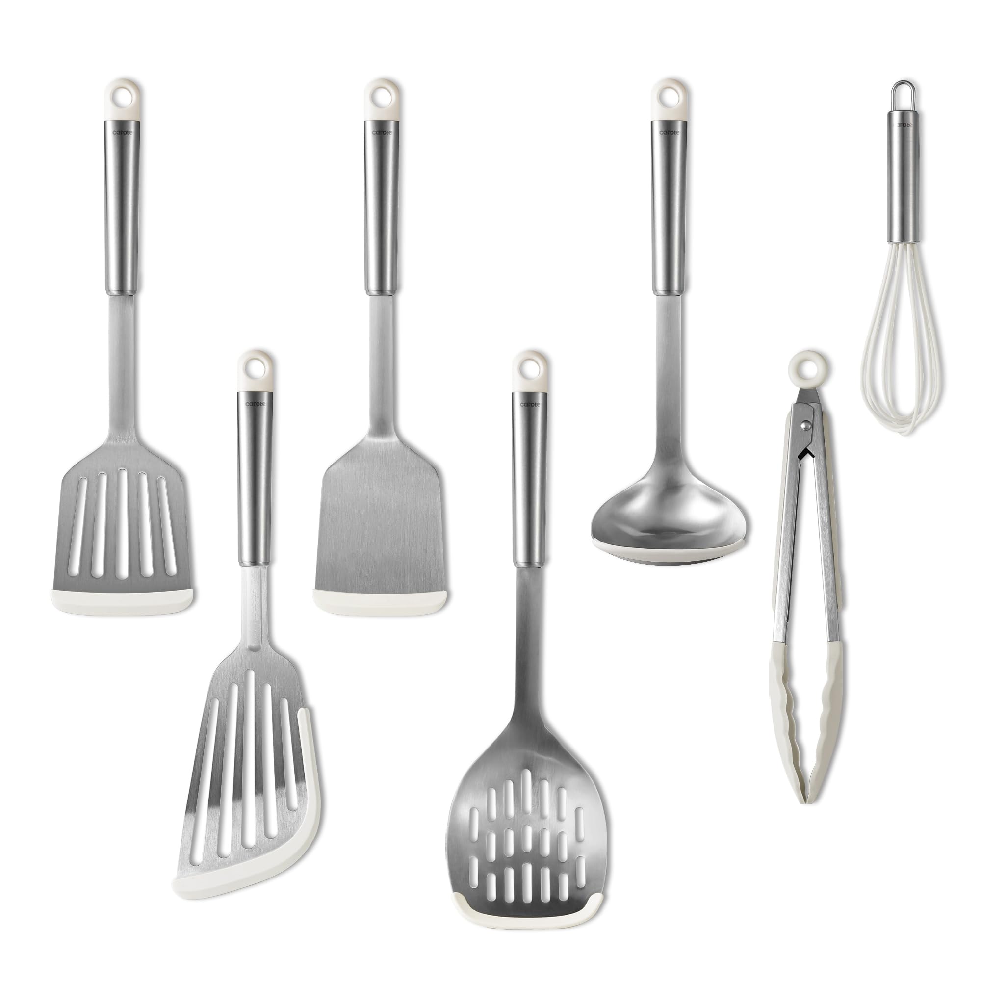 Foto 2 pulgar | Juego de Utensilios de Cocina Carote 7 Piezas de Acero Inoxidable con Silicona - Venta Internacional