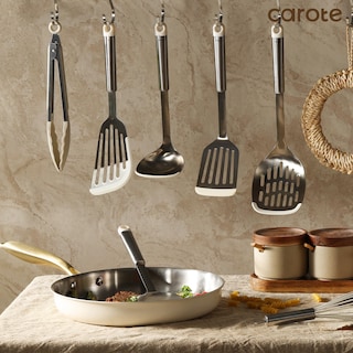 Foto 5 | Juego de Utensilios de Cocina Carote 7 Piezas de Acero Inoxidable con Silicona - Venta Internacional