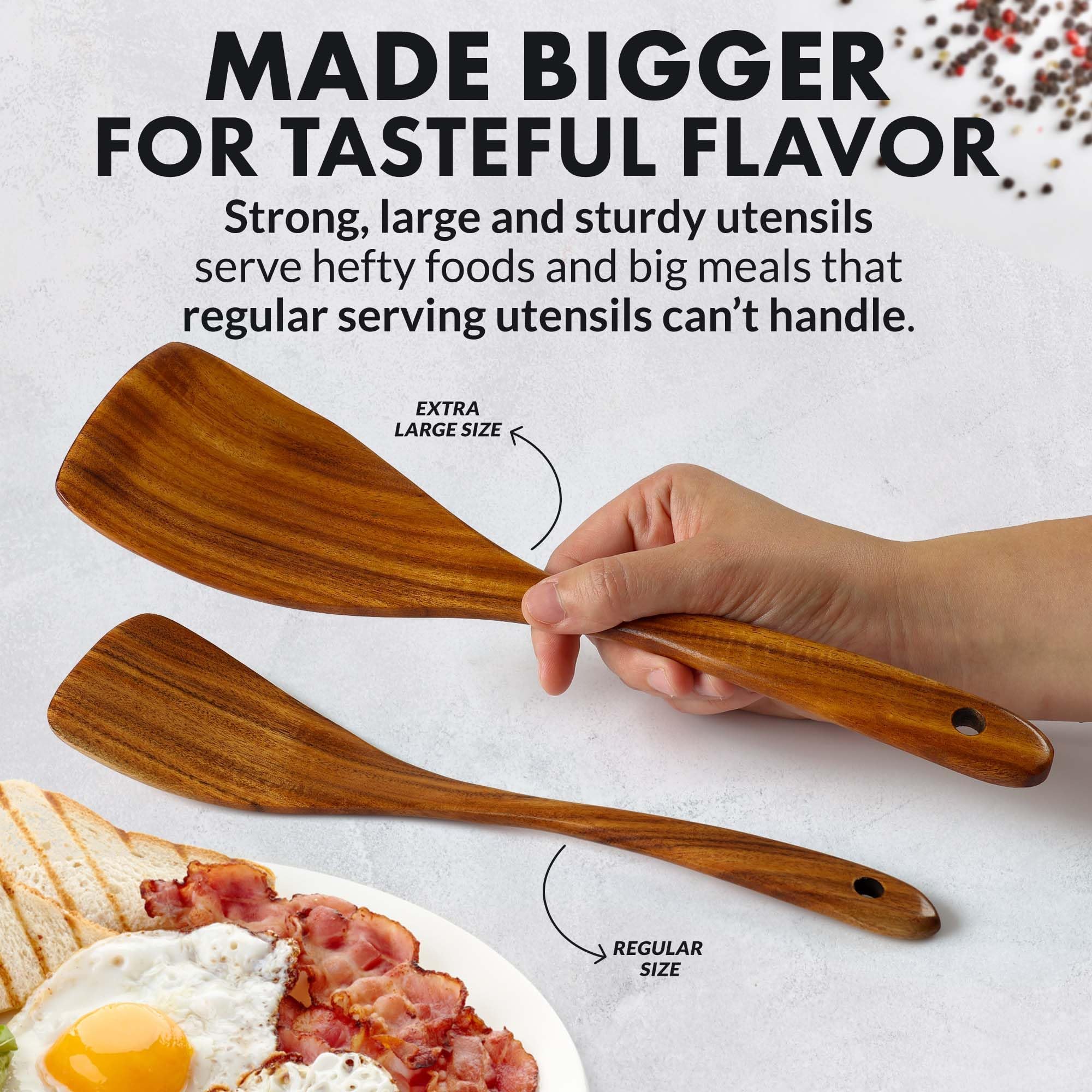Foto 5 pulgar | Juego de Cucharas de Madera Zulay Kitchen 6 Piezas - Venta Internacional