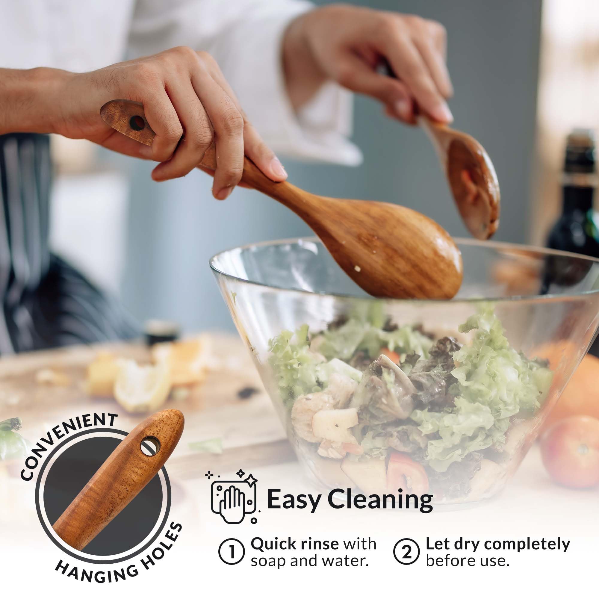 Foto 7 | Juego de Cucharas de Madera Zulay Kitchen 6 Piezas - Venta Internacional