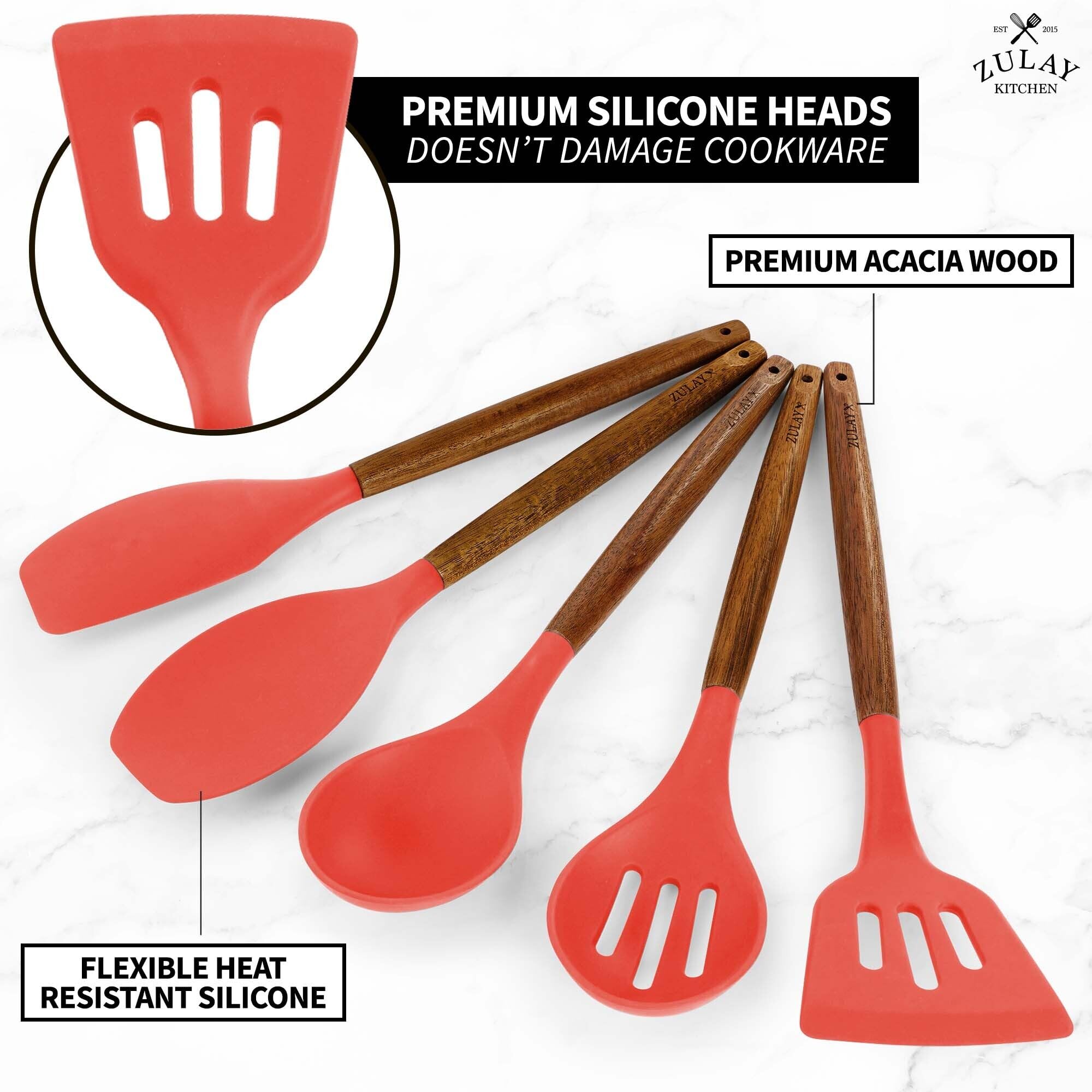 Foto 3 pulgar | Set de Utensilios de Cocina Zulay de Silicona 6 Piezas - Venta Internacional