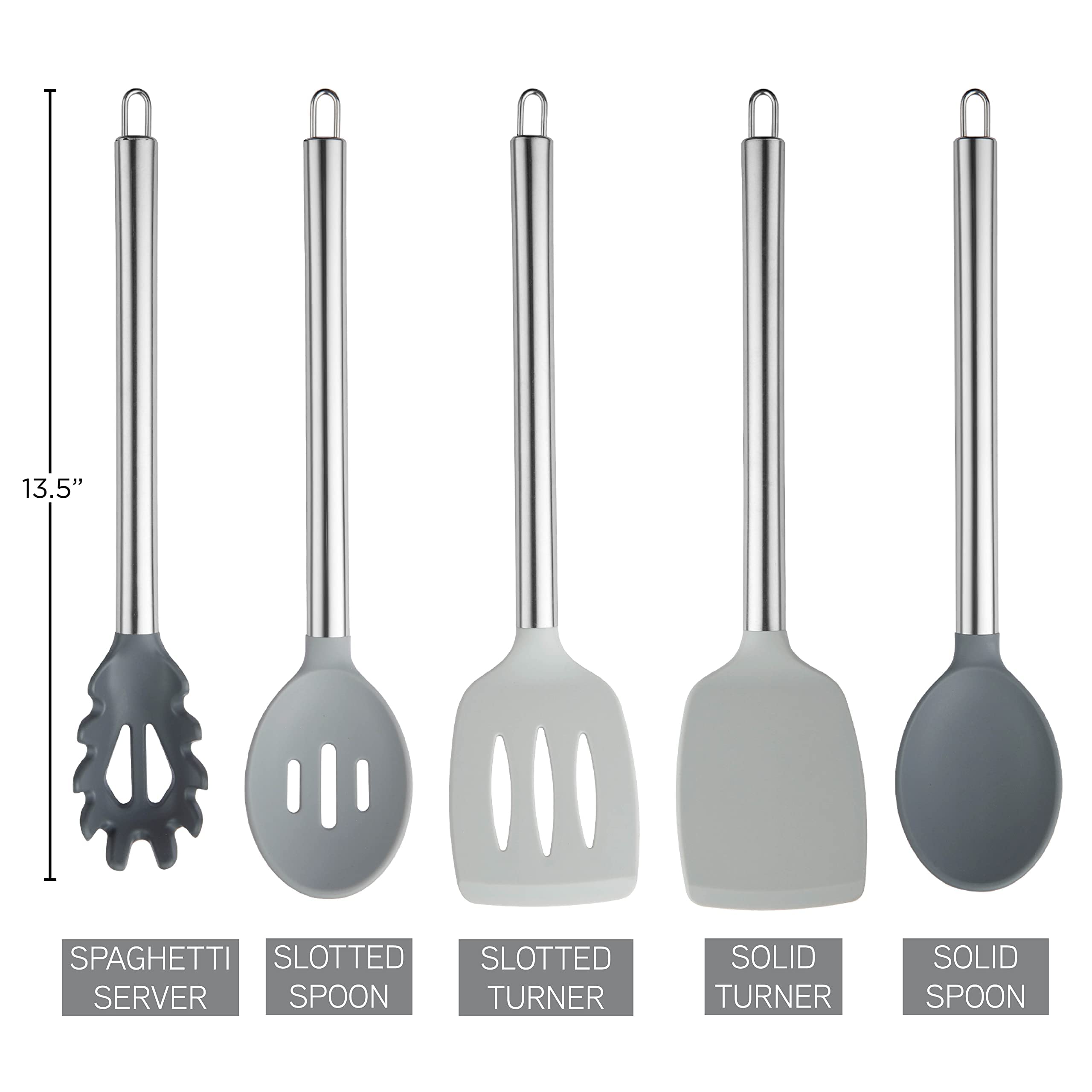 Foto 5 pulgar | Utensilios de Cocina Cook With Color 5 Piezas - Venta Internacional