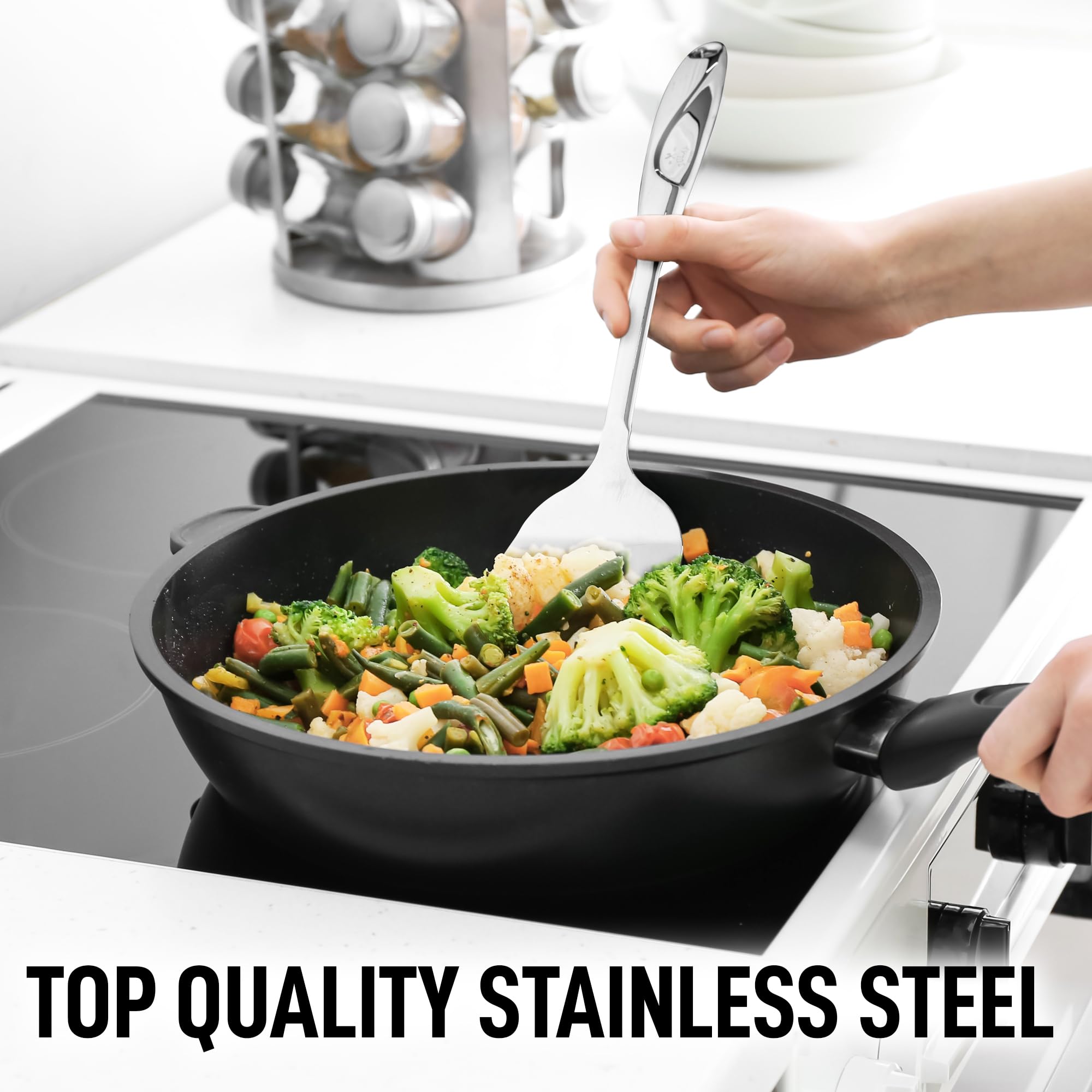 Foto 4 pulgar | Espátula de Cocina Zulay Kitchen Premium de Acero Inoxidable 37 cm - Venta Internacional