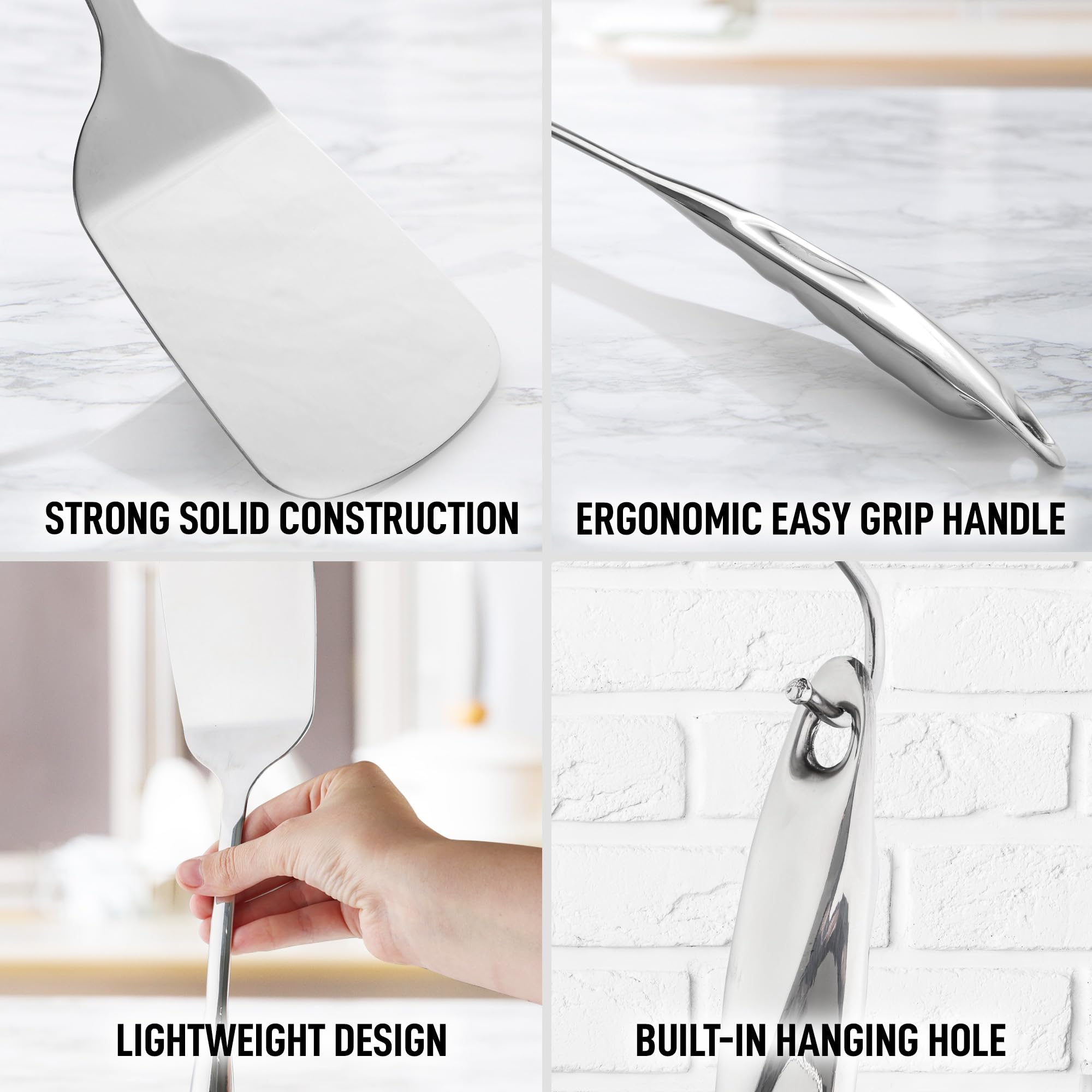 Foto 7 pulgar | Espátula de Cocina Zulay Kitchen Premium de Acero Inoxidable 37 cm - Venta Internacional