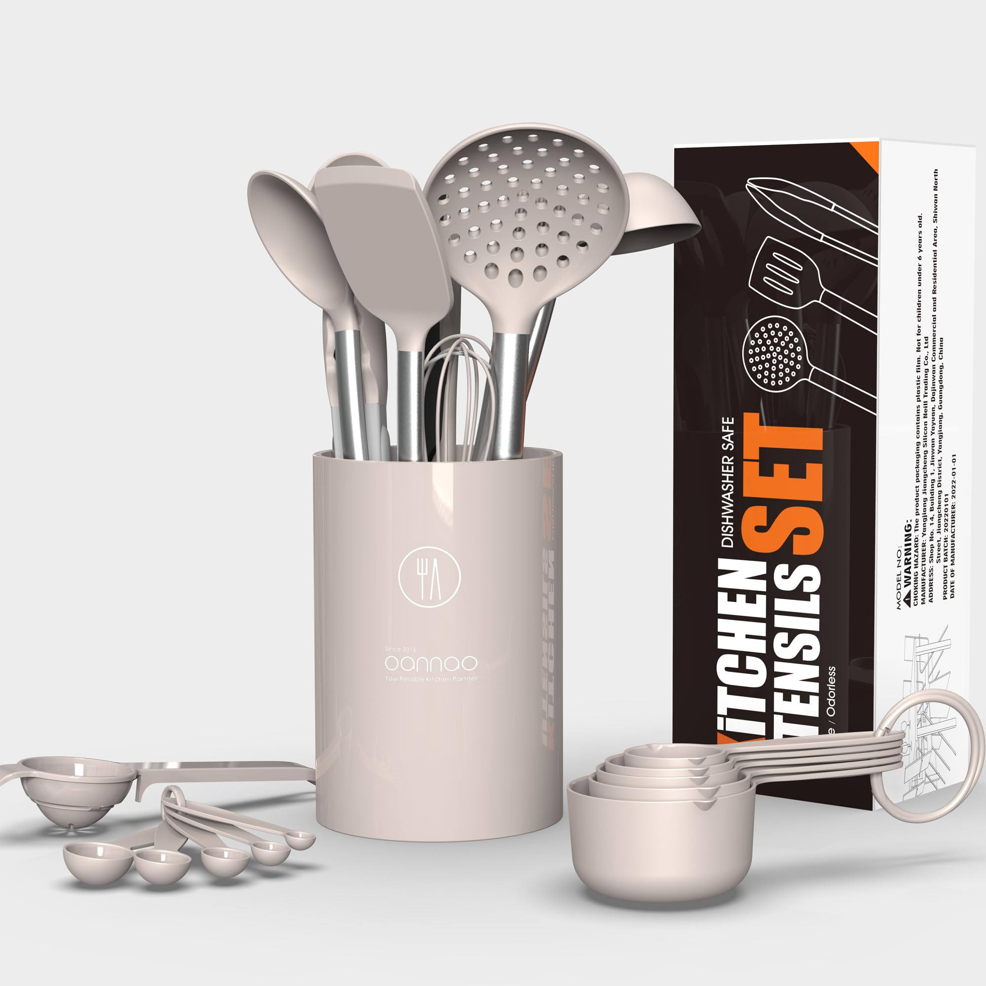 Foto 5 pulgar | Utensilios de Cocina Oannao Silicona Resistente Al Calor 18 Piezas - Venta Internacional