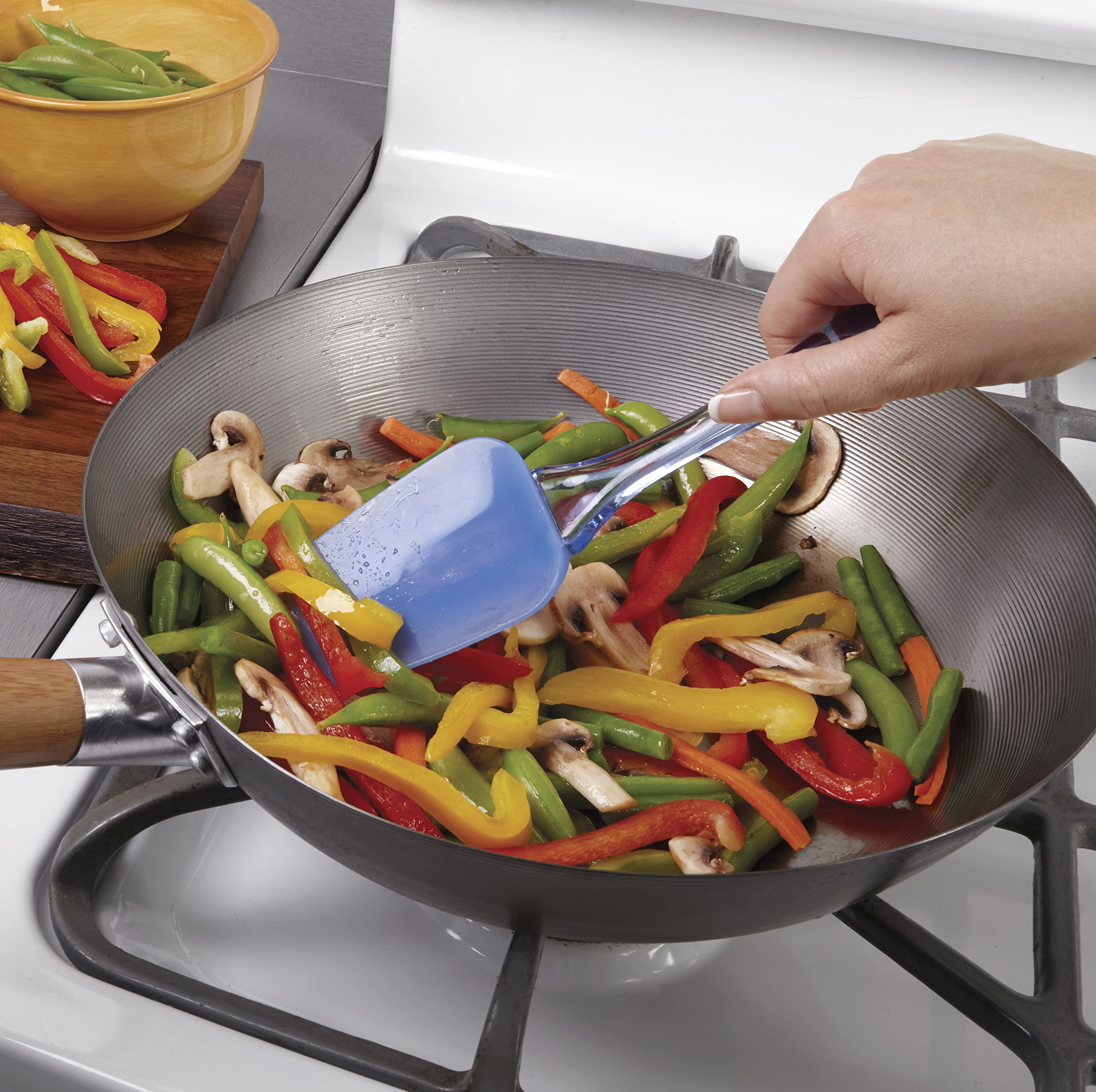 Foto 5 | Juego De Espátulas De Silicona Wilton Easy-flex De 3 Piezas, Color Azul - Venta Internacional.