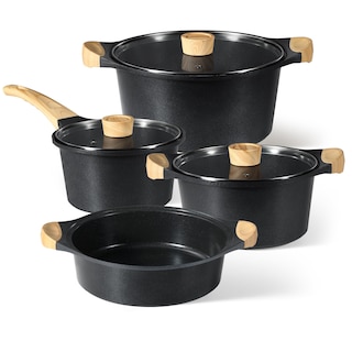 Foto 1 | Juego De Utensilios De Cocina Carote, 7 Piezas, Antiadherentes, De Inducción, Color Negro - Venta Internacional.