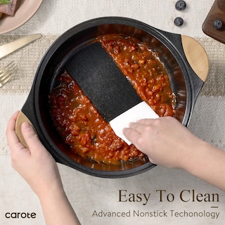 Foto 4 | Juego De Utensilios De Cocina Carote, 7 Piezas, Antiadherentes, De Inducción, Color Negro - Venta Internacional.