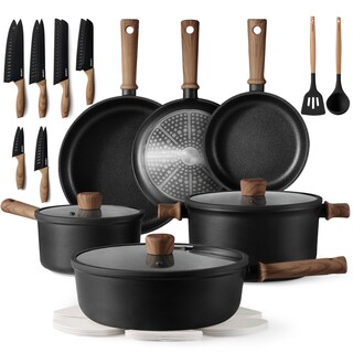 Foto 1 | Juego De Utensilios De Cocina Carote Antiadherentes De 28 Piezas Con Juego De Cuchillos - Venta Internacional.