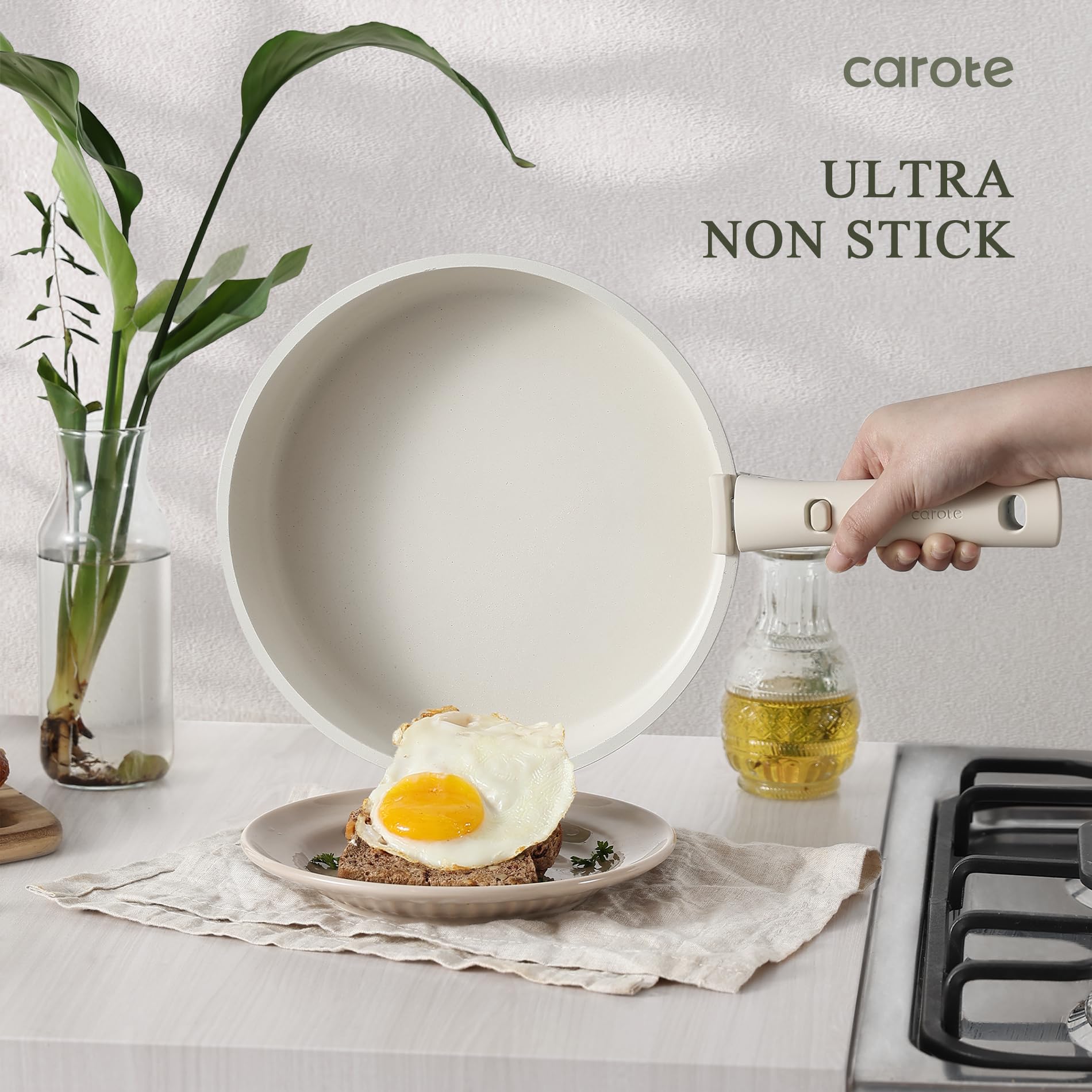 Foto 5 pulgar | Juego De Utensilios De Cocina Carote, 33 Piezas, Antiadherentes Con Mango Extraíble - Venta Internacional.