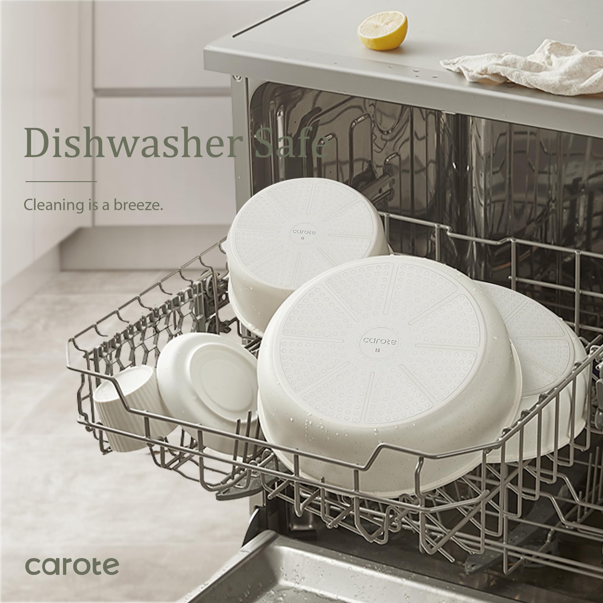 Foto 5 | Juego De Utensilios De Cocina Carote Antiadherentes De 15 Piezas Con Mango Desmontable - Venta Internacional.