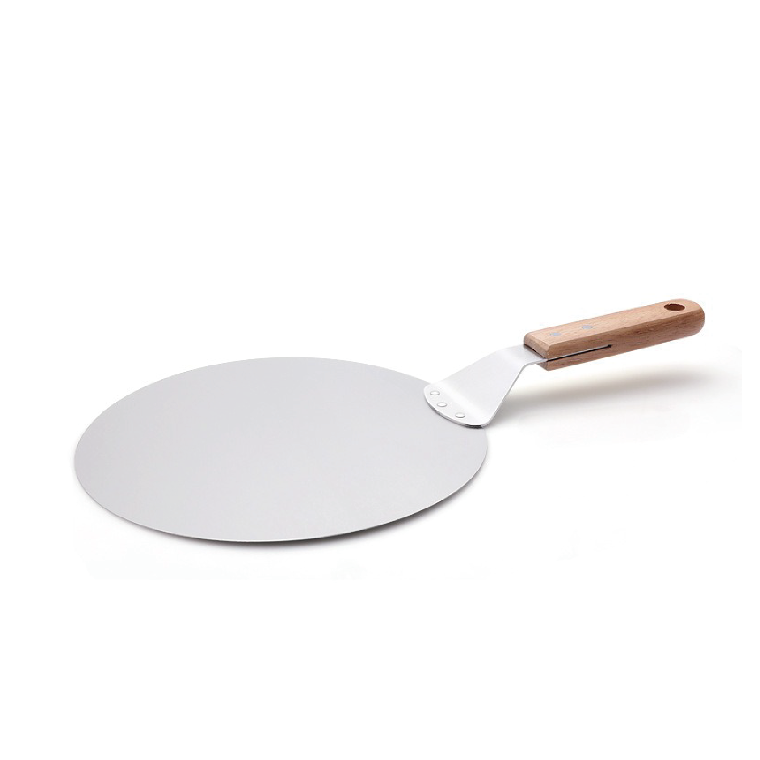 Espátula Redonda de Acero Inoxidable para Pizza