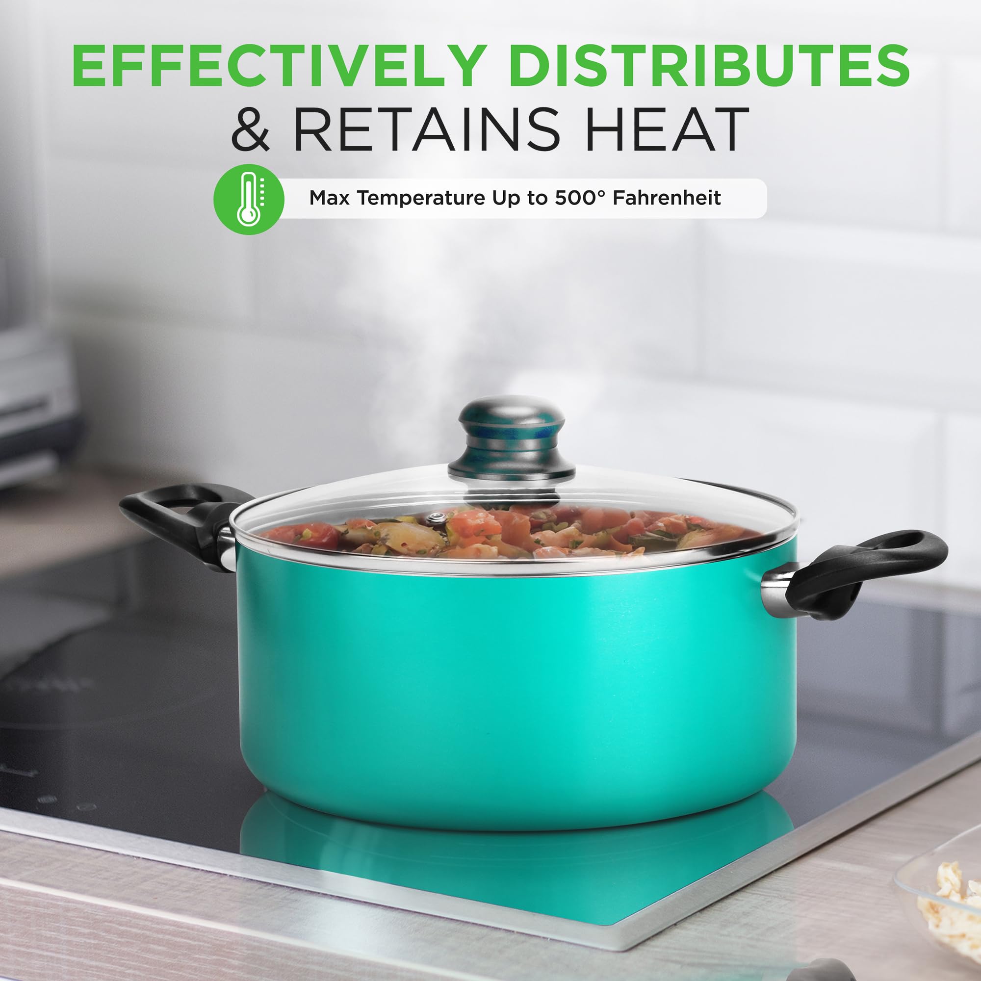 Foto 6 | Juego De Utensilios De Cocina Nutrichef De 15 Piezas Antiadherentes Sin Pfoa/pfos - Venta Internacional.