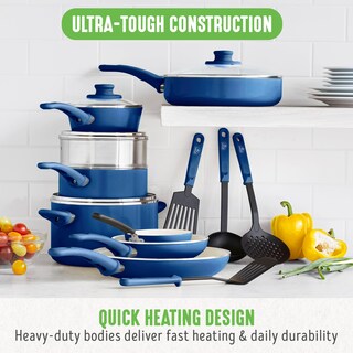 Foto 2 | Juego De Utensilios De Cocina Greenlife Soft Grip, 16 Piezas, Cerámica No Tóxica - Venta Internacional.