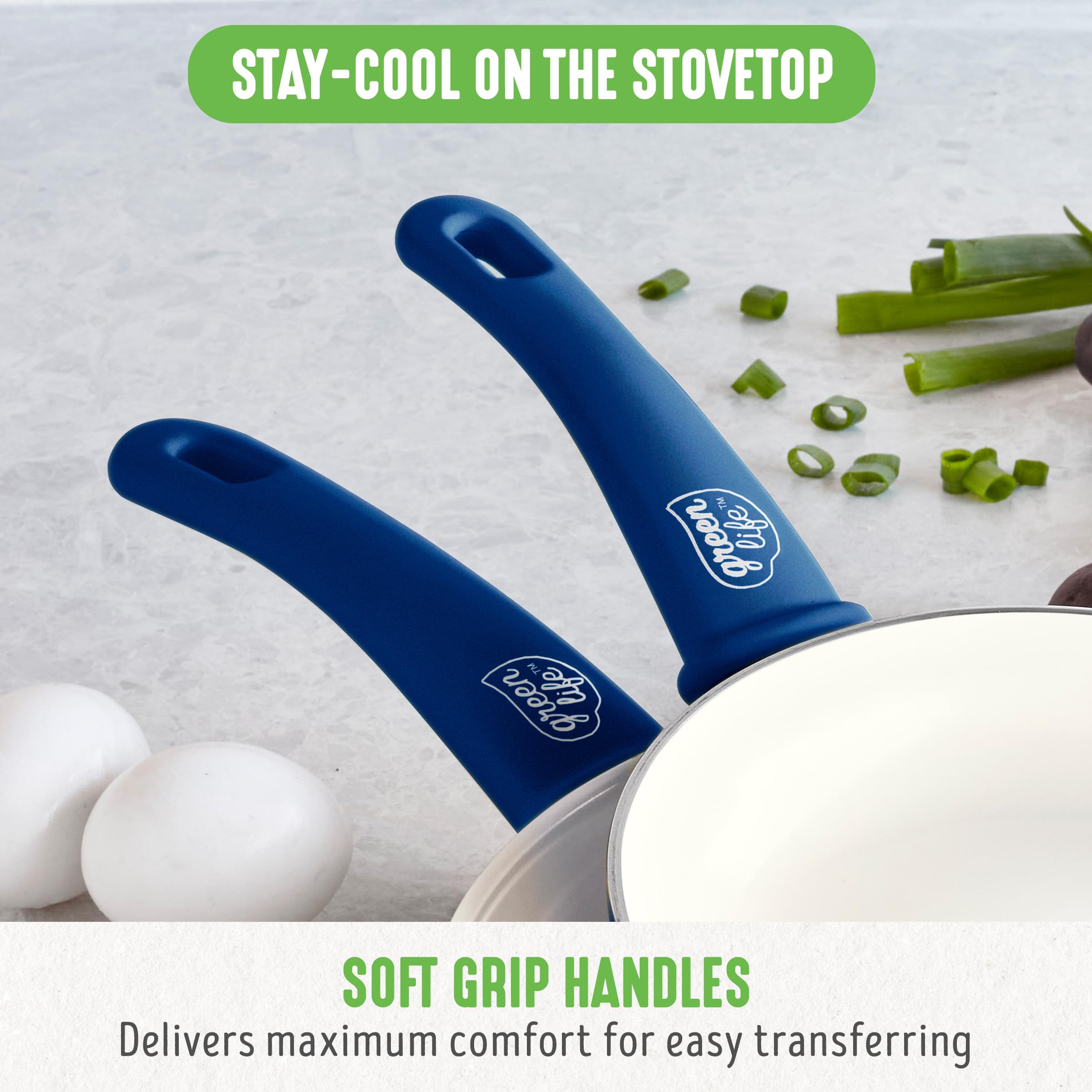Foto 6 pulgar | Juego De Utensilios De Cocina Greenlife Soft Grip, 16 Piezas, Cerámica No Tóxica - Venta Internacional.