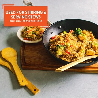 Foto 5 | Juego De Cucharas Para Utensilios De Cocina Imusa Usa, 3 Piezas, Bambú - Venta Internacional.