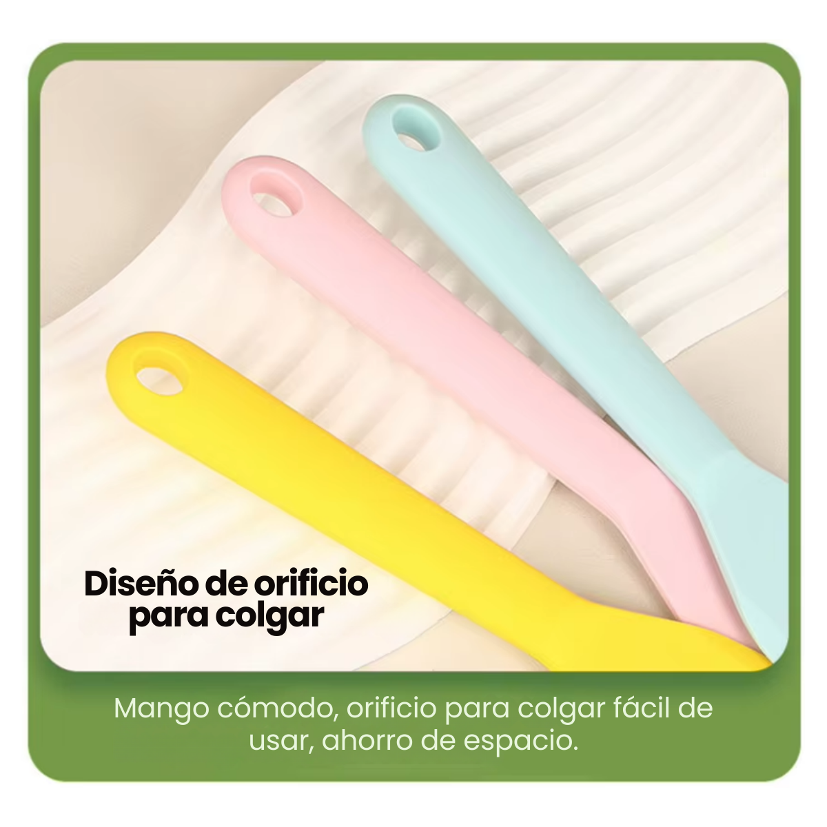 Foto 7 pulgar | 3 Piezas Palas Silicona Antiadherente Cocina Herramientas