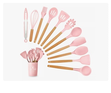 Foto 1 | Utensilios Silicona De Cocina Espatulas Brochas Teker 12 Set Xtellar